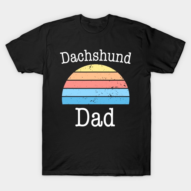 Dachshund Dad Vintage Retro T-Shirt by Xamgi